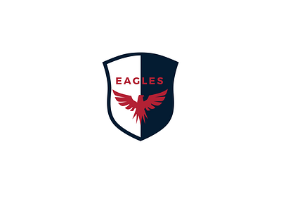Eagles - Day 32 of #dailylogochallenge 3d branding dailylogochallenge design dlc graphic design illustration logo vector