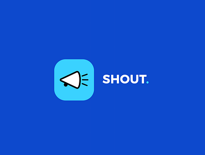 Shout chat app - Day 39 of #dailylogochallenge branding dailylogochallenge design dlc graphic design illustration logo vector