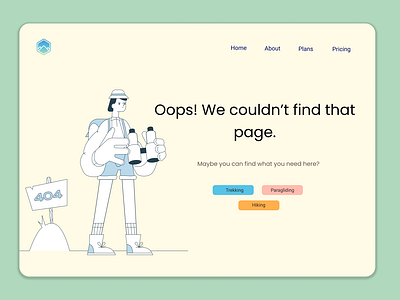 Daily UI: 008 ~ 404 Error Page