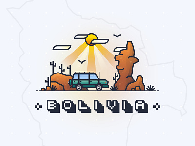 Bolivia Illustration