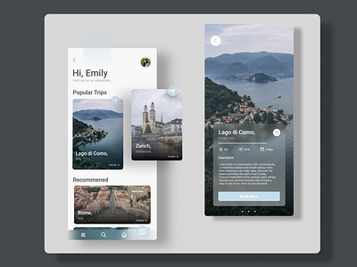 Travel App - UI UX Mobile Design Concept