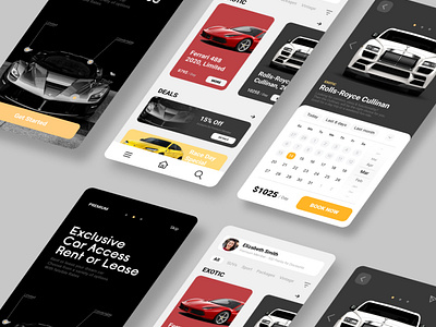 Car Rental App Design