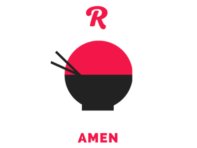 Japan red Ramen Flag design flag food graphic design illustration japan logo ramen red tokyo