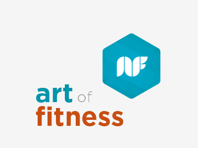 Simple logo for a friends fitness business facet fitness gym logo