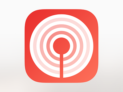 Radio App Icon icon ios radio ui