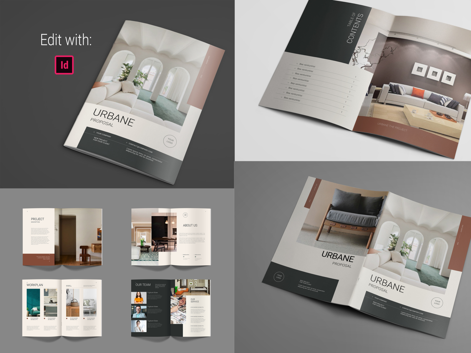 Corporate real estate brochure by Ricardo on Dribbble