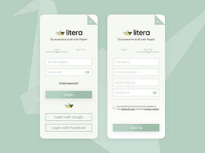 Sign Up - #001 app app design dailyui dailyui 001 design login sign up ui