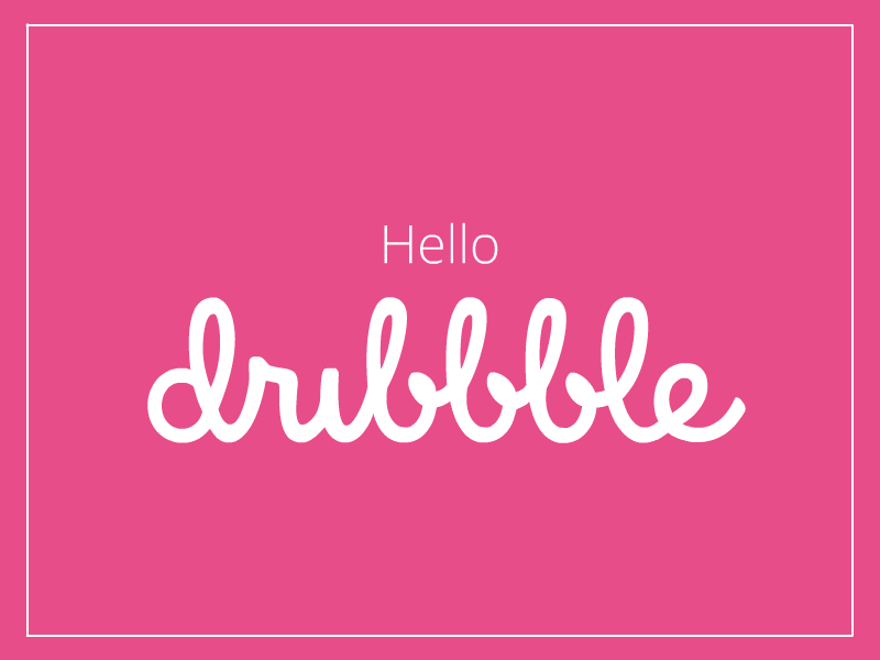 Hello dribbble!