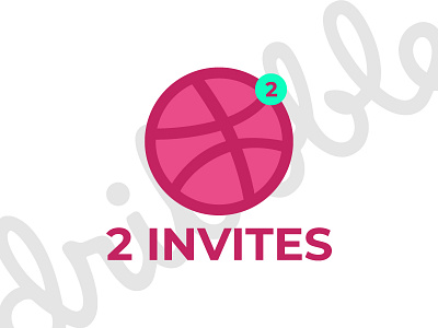 2 Dribbble invites dribbble invitation invites players