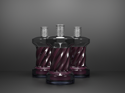 Perfume glass bottle 3d modeling and render 3d beauty bottle branding cosmetic design glass illustration modeling perfume product