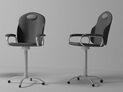 Office Chair 3D Modeling 3d branding business chair corporate design illustration modeling office product