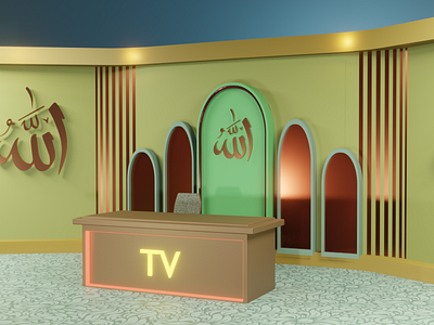 Islamic Tv Program stage design