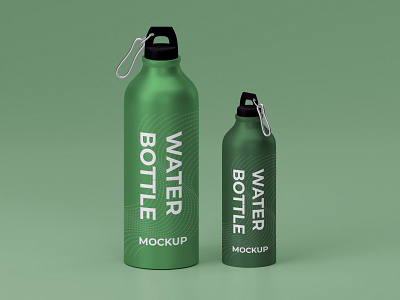 Water Bottle Mockup 3d branding design illustration mockup modeling product