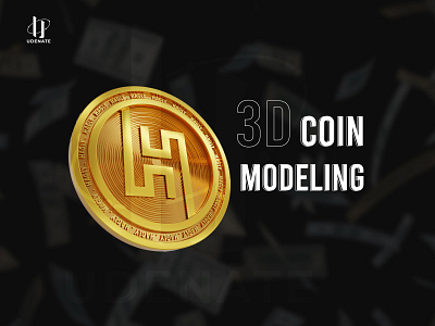 3D Coin Modeling 3d blender branding design illustration modeling product ui