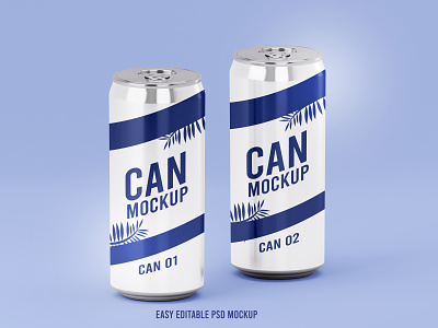 Soda Can 3D Mockup beer blender branding can drinks eat jar metal product soda water