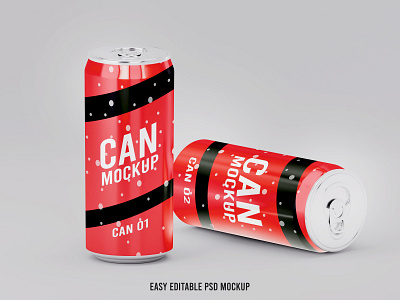 250ml soda can label presentation mockup 3d beer blender branding design dinks illustration modeling product soda