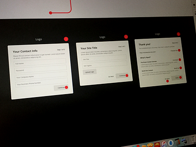 New Customer SignUp Flow flow sign in sitecreation sketch up user wireframe