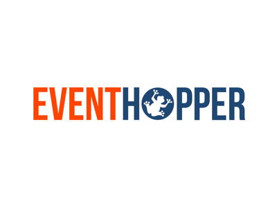 Eventhopper design logo typography