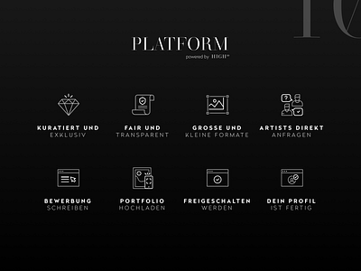 Platform icon set