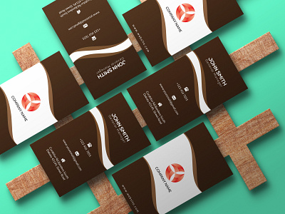 Modern Business Card branding business card clean design logo minimal modern simple
