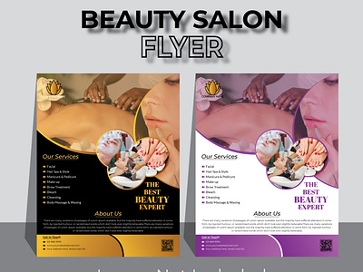 Beauty Salon Flyer Design Template