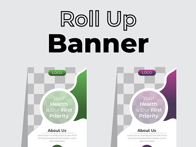 Roll Up Banner Design Template