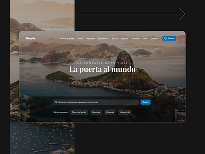 Dviajes - Travel App design