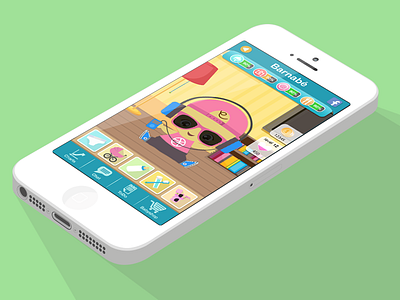 Appibabies app baby design game illustration iphone mobile ui