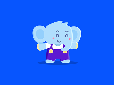 Jumbo Mascotte animal character elephant illustration ios logo mascotte memory privacy