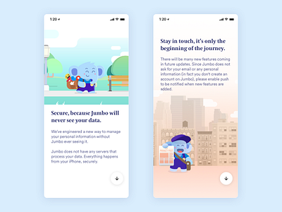 Jumbo Privacy On Boarding screens (part2)