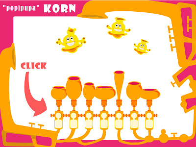 Popcon_kids illustration vector