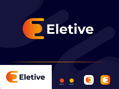 Eletive logo (E letter Mark) animation app brand design brand icon brand identity branding e logo gradient graphic design icon logo logo designer logo mark modern typography vector