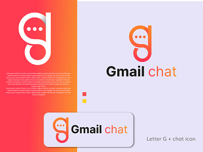 Gmail chat logo (G Letter Mark) app app logo best logo branding business company chat logo colourful logo creative design g icon g logo graphic design identity design illustration logo logo concepts logo mark mark monogram minimal modern