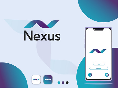 N Letter Mark (Nexus logo) N icon