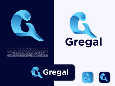 G Letter Mark logo (Gregal) G icon