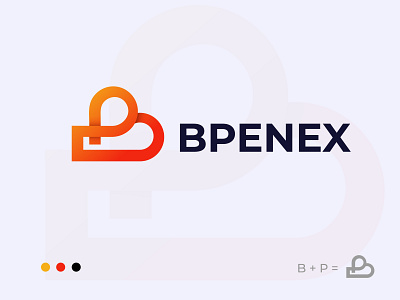 B + P Letter mark logo ( BPENEX)