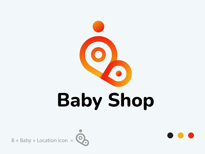 Baby Shop logo app logo b letter mark baby logo baby shop logo best logo brand logo branding business logo colourful logo creative creative logo design design graphic design illustration letter logo logo mark minimal logo modern simple