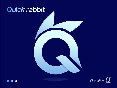 Q Letter mark logo (Quick rabbit) app logo best logo brand logo branding colourful logo creative creative logo design digital marketing logo graphic design illustration logo logo mark logo trend minimal logo modern logo q icon q letter mark quick rabbit simple unique logo