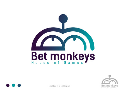 Bet monkeys logo design