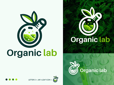 Organic lab logo (Laboratory logo)