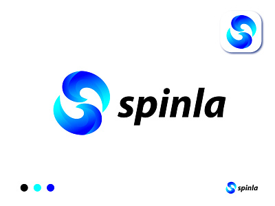 S letter mark logo (spinla)