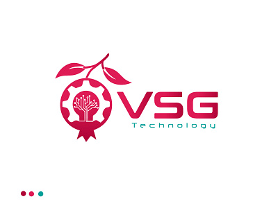 Technology logo (VSG TECHNOLOGY) abstract agency logo best logo branding colourful logo creative design gradient graphic design illustration logo logo designer logo mark minimal modern logo tech logo technology logo technology logo mark vector