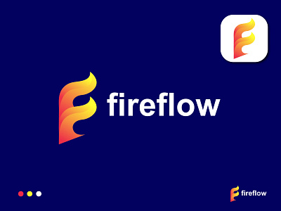 F Letter mark logo (fireflow) agency logo best logo brand branding colourful logo creative design f icon f letter mark logo fire logo gradient graphic design illustration letter mark logo logo designer logo mark minimal modern logo vector