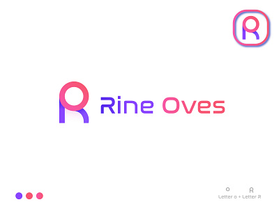 RO logo design (Rine Oves)