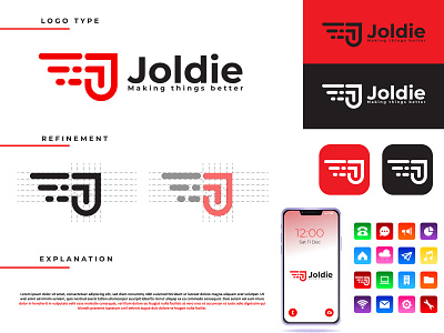 Joldie brand design abstract app icon best logo branding bread logo colourful logo creative delivery logo design graphic design illustration joldie brand logo logo logo mark logodesigner logoinspirations logotype minimal simple