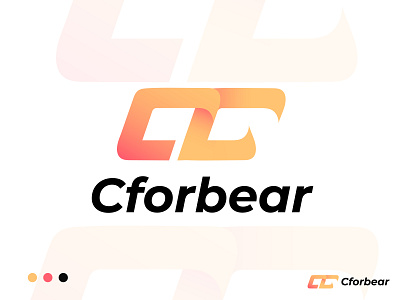 C + F letter logo (Cforbear)