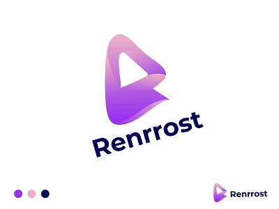 R letter logo (Renrrost)