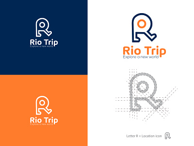 Travel Agency logo (Rio Trip) agency logo app icon best logo branding business company colourful logo creative design graphic design illustration logo logo agency logo mark logodesigner logoinspirations logotype minimal travel agency travel logo