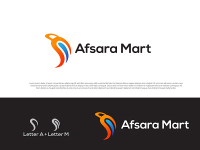 A + M letter logo, E-commerce Company ( Afsara Mart)