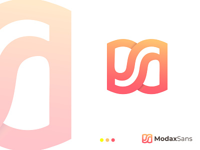 M + S letter logo